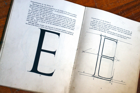 Roman Lettering E
